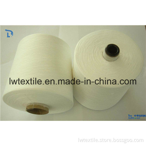 32s Polyester Spun Yarn for Knitting and Weaving